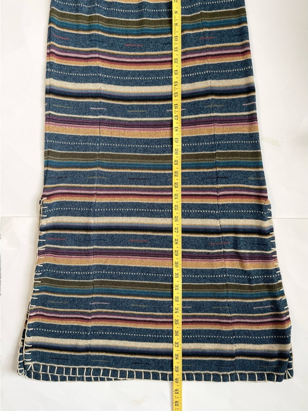 Double D Ranch Striped Knit Tank top and skirt set. Size: M - Picture 10 of 11